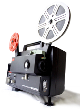 [stock photo of a movie projector]